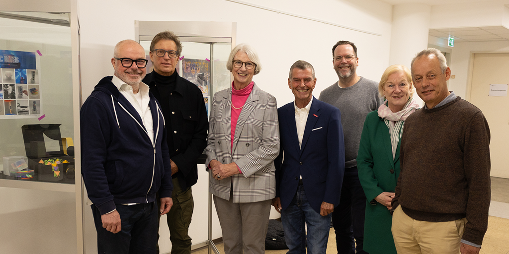 V.l.n.r.: Michael Truckenbrodt, Thomas Morlock, Angelika Opfermann, Martin Gutmann, Henrik Statz, Erika Schulte, Prof. Martin Krämer