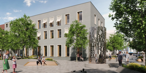 Modell des Hauses für Demokratie und Vielfalt (Foto: HDV)