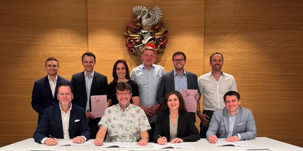 SPD, CDU und FDP bei der Unterzeichnung des Koalitionsvertrags für die Stadt Hanau (Foto: Stadt Hanau)